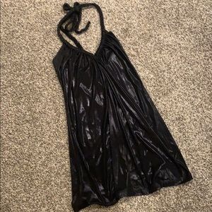 Shiney halter dress
